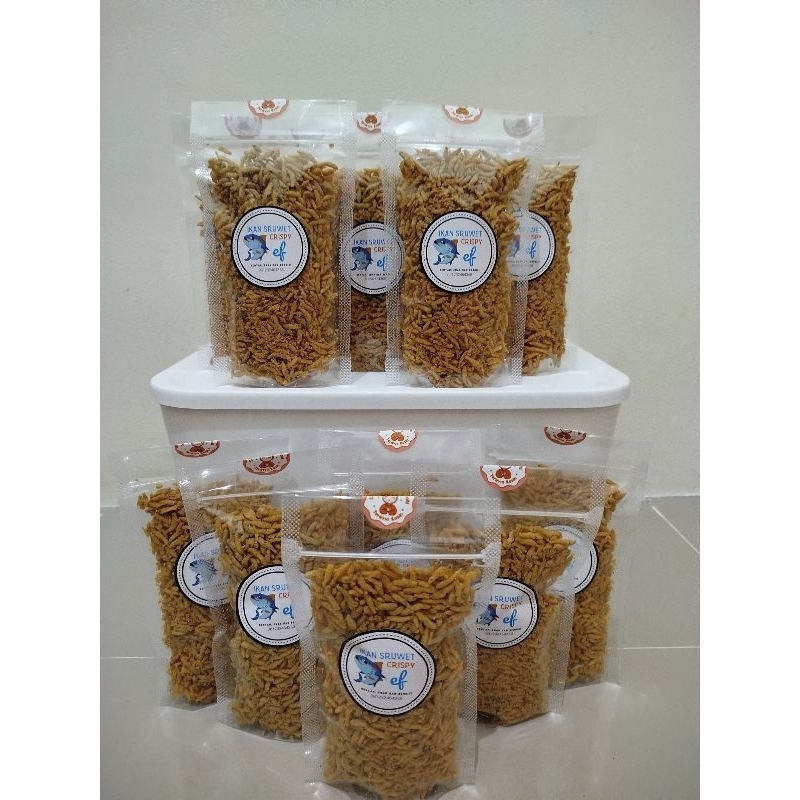 

Baby Fish Ikan Sruwet Crispy Balado / Baby Fish Crispy 65 gr / Cemilan Sehat