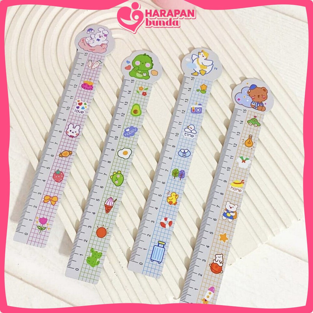 

Penggaris Anak Pelajar Plastik 15cm Karakter Lucu Alat Tulis Sekolah / Penggaris Lucu Pelajar Plastic Ruler Cartoon Serbaguna Harapan Bunda A91