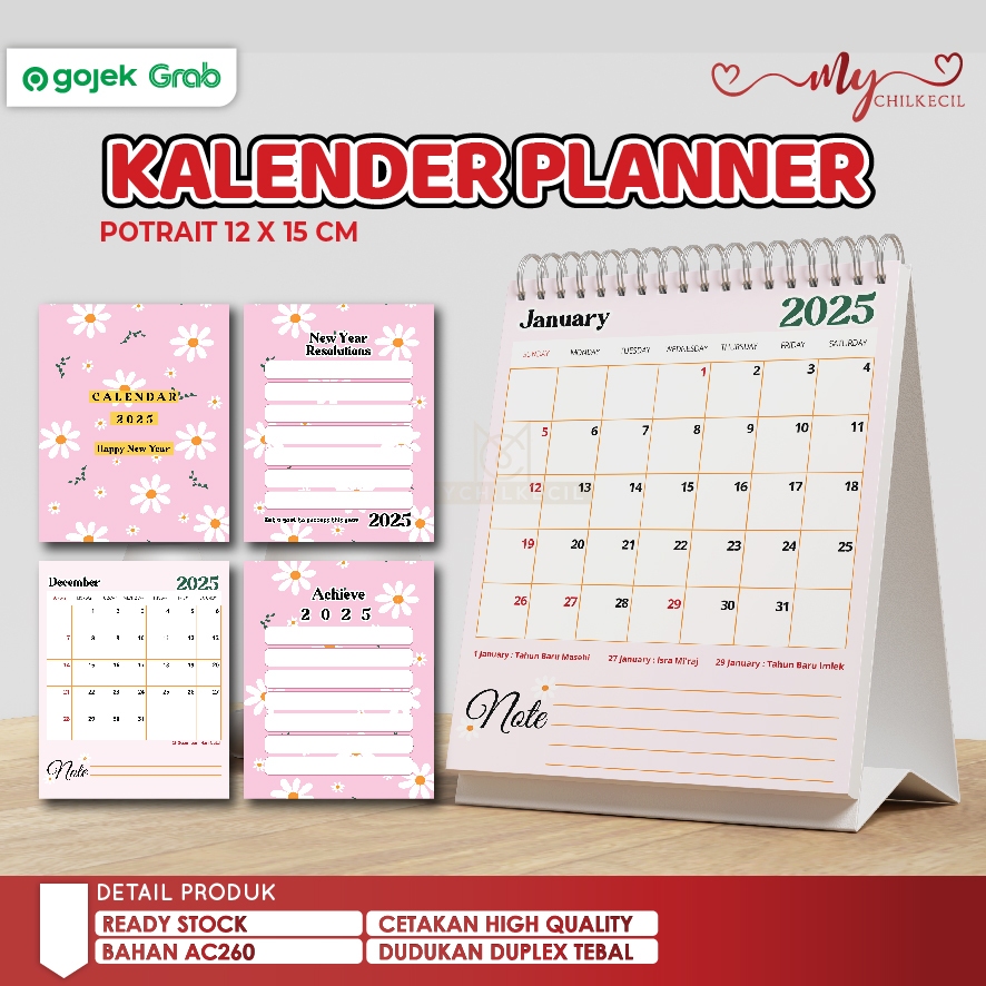 

KALENDER PLANNER 2025 / MONTHLY PLANNER / PLANNER CALENDAR / CALENDAR PLANNER / KALENDER TARGET