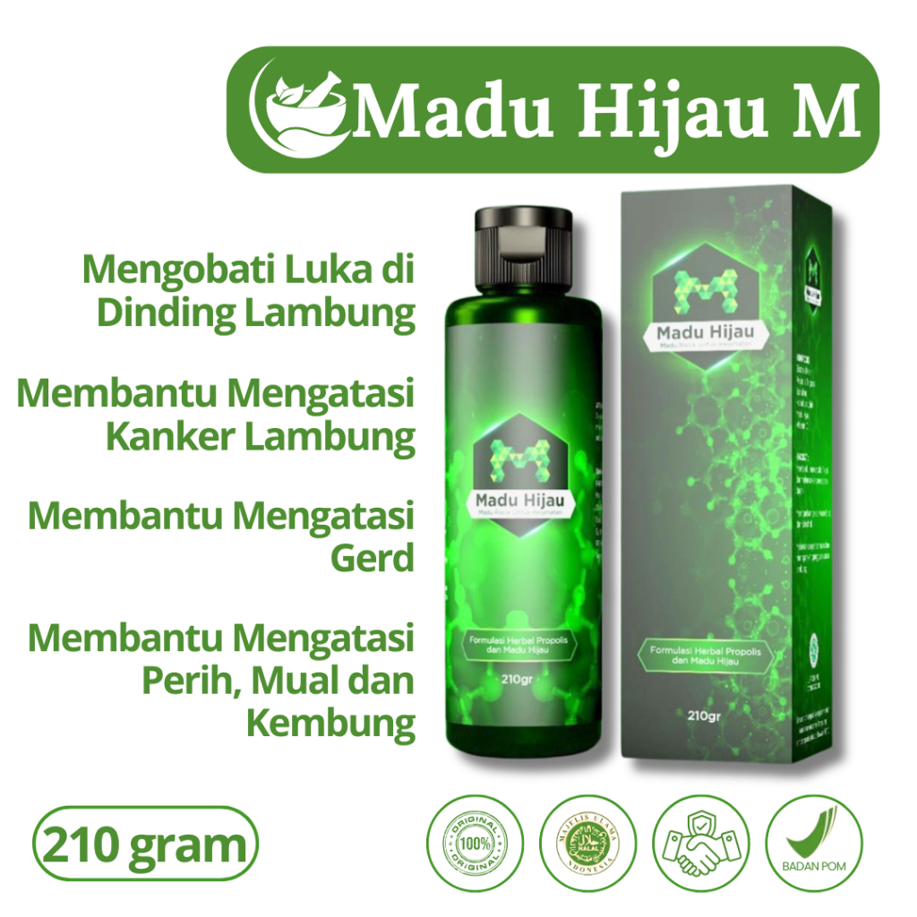 

(BISA COD)MADU HIJAU M Madu asli 100% Bisa Mengatasi Masalah Asam Lambung,Maag Kronis Ampuh