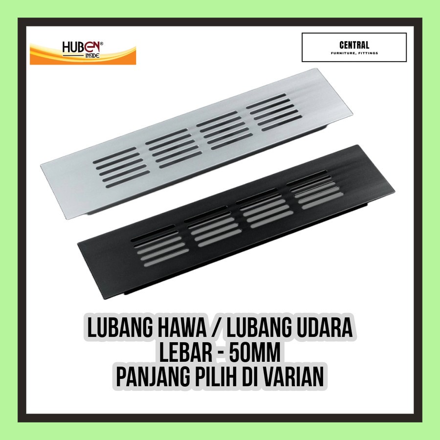 Lubang Hawa Aluminium Lubang Udara Kitchen Set Lemari LUA-50 HUBEN