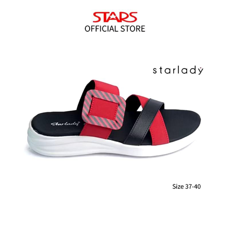 Sandal Wanita Delfine Merah STARLADY