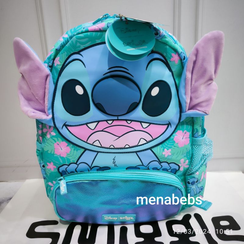 Smiggle Backpack Character Junior Stich ori store