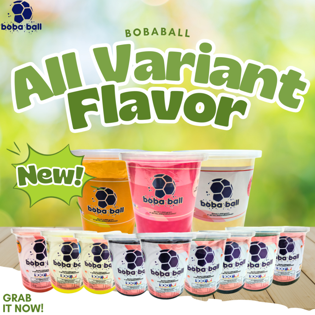

NEW PRODUCT {PROMO} BOBABALL ALL VARIANT POPPING BOBA ANEKA RASA 1 KG - SENSASI RASA DI SETIAP