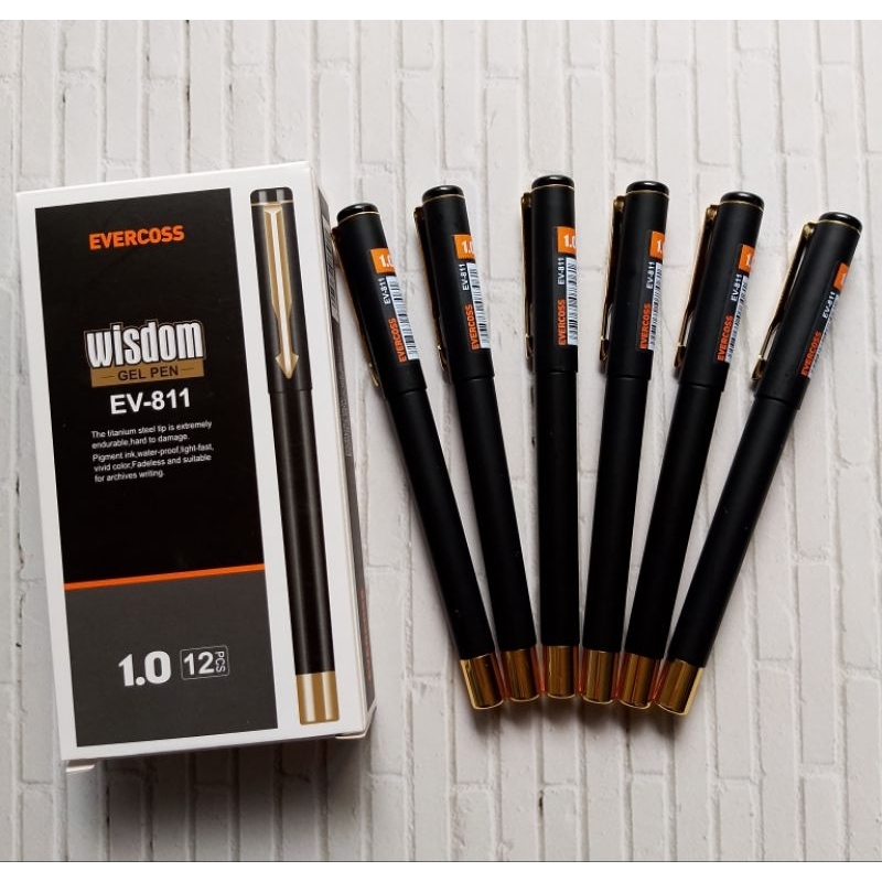 

(1PC) BOLPOIN EVERCOSS EV-811 MATA PENA 1.0 HITAM