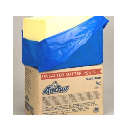 

ANCHOR Unsalted Butter 25 kg 1 Karton Mentega Wangi dan Enak