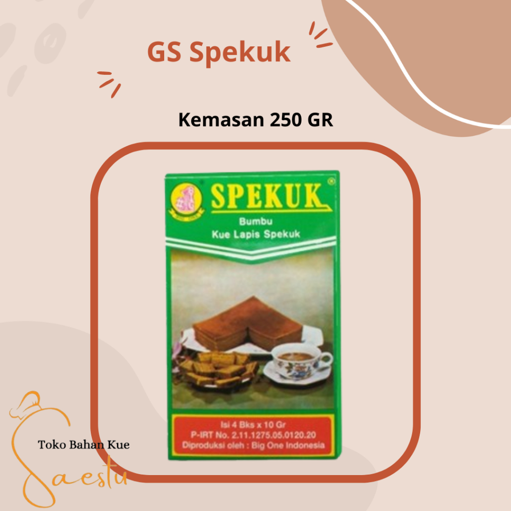 

Bumbu Kue Lapis Spekuk isi 4 Bungkus X 10g Bumbu Spekoek 5.0 46