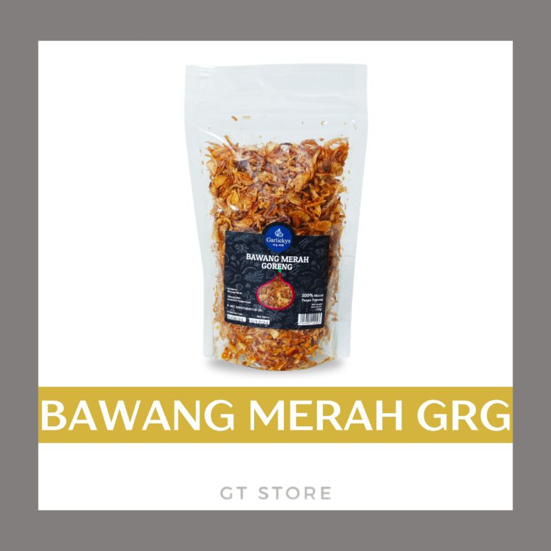 

Bawang Merah Goreng Renyah Asli Tanpa Tepung Garlickys