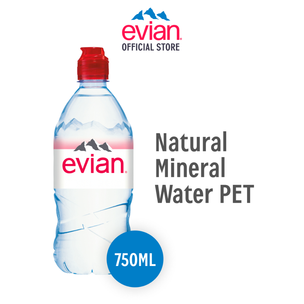 Evian Natural Mineral Water PET 750ml