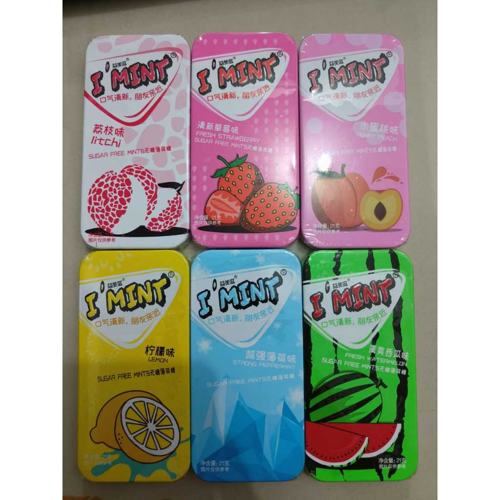 

I'MINT - Permen Mint Sugar Free Berbagai Rasa (21g)