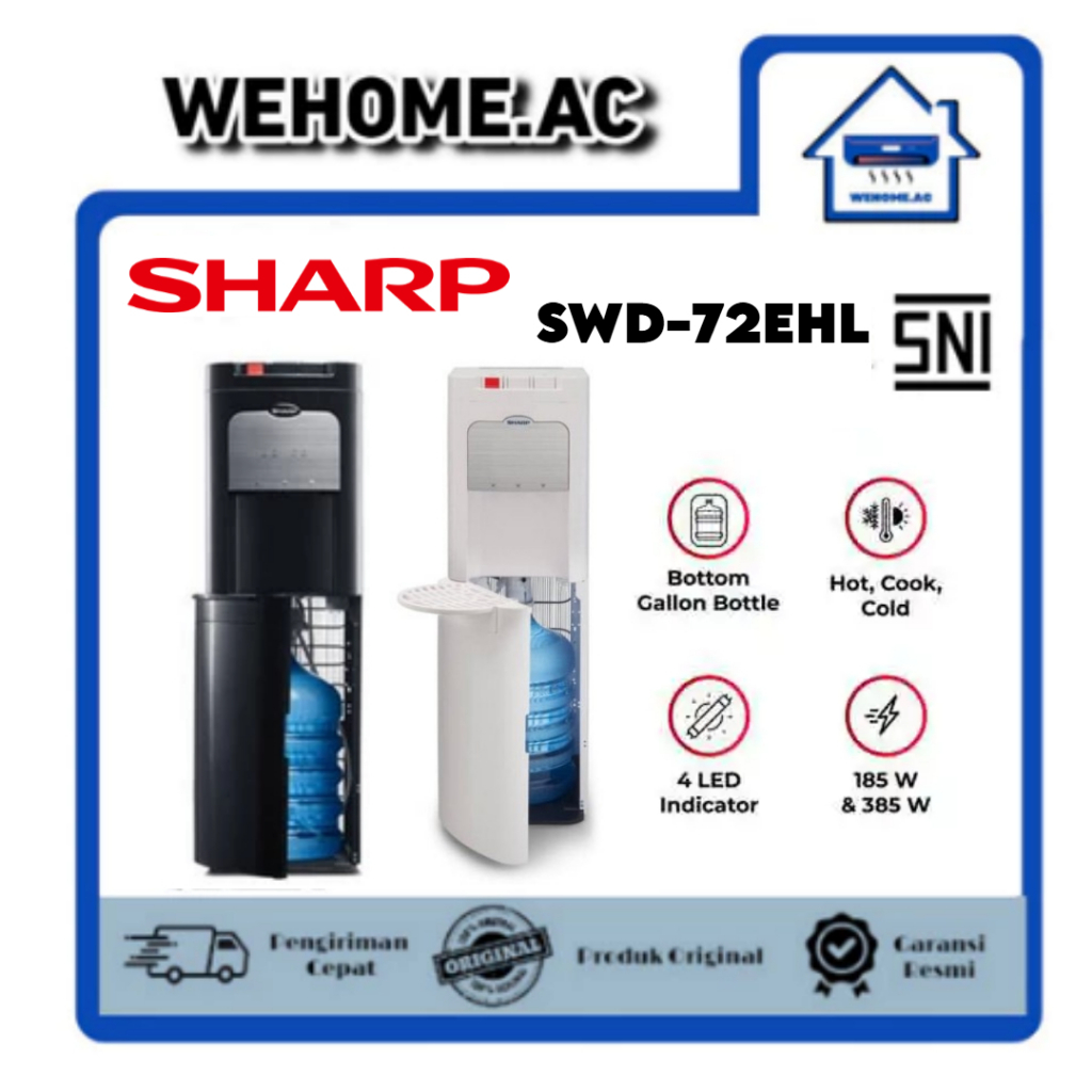Dispenser Sharp Berdiri SWD-72EHL Sharp Dispenser Berdiri Dispenser Galon Bawah Sharp