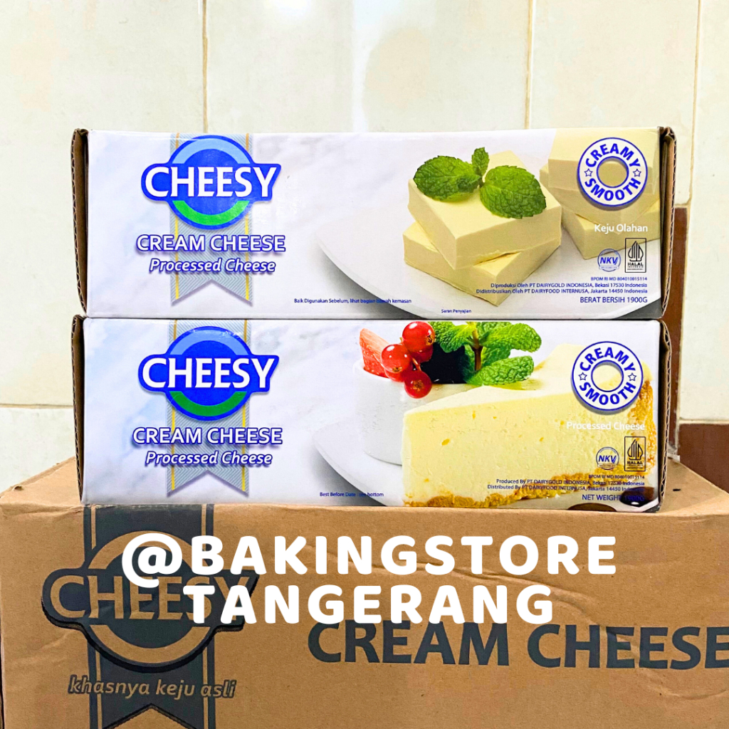 

Cheesy Cream Cheese 2 kg PROCESSED Cream Cheese | Krim Keju