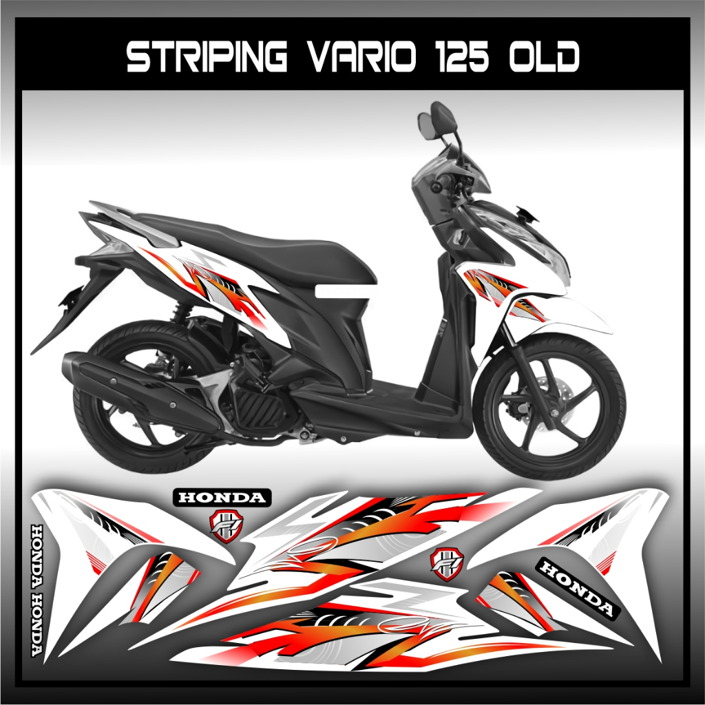 STIKER STRIPING VARIO LED 125 GRAFIS / STRIPING VARIO 125 OLD GRAFIS