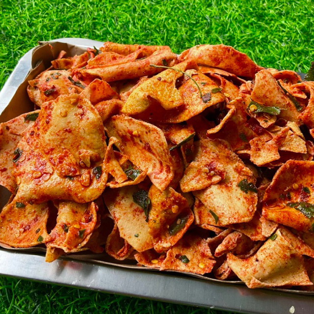 

Basreng tipis gacor pedas daun jeruk 1kg