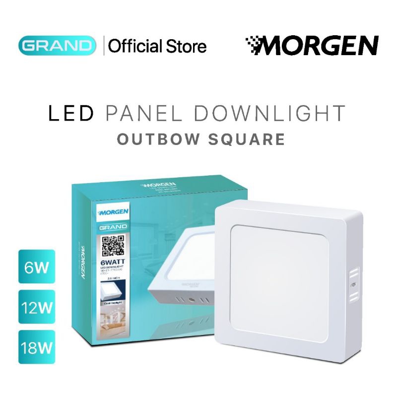 LED DOWNLIGHT OB MORGEN Kotak/ Lampu Downlight led panel Kotak Outbow Morgen Grand