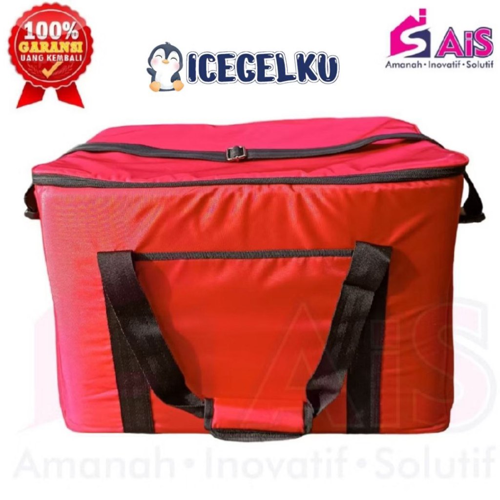 ICEGELKU COOLER BAG SANGAT BESAR BOX BESAR ICE CREAM TAS ICE CREAM BESAR TAS PENDINGIN MAKANAN PENDI