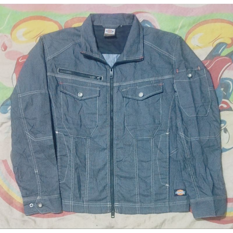 Jaket Trucker Denim Dickies Thrift