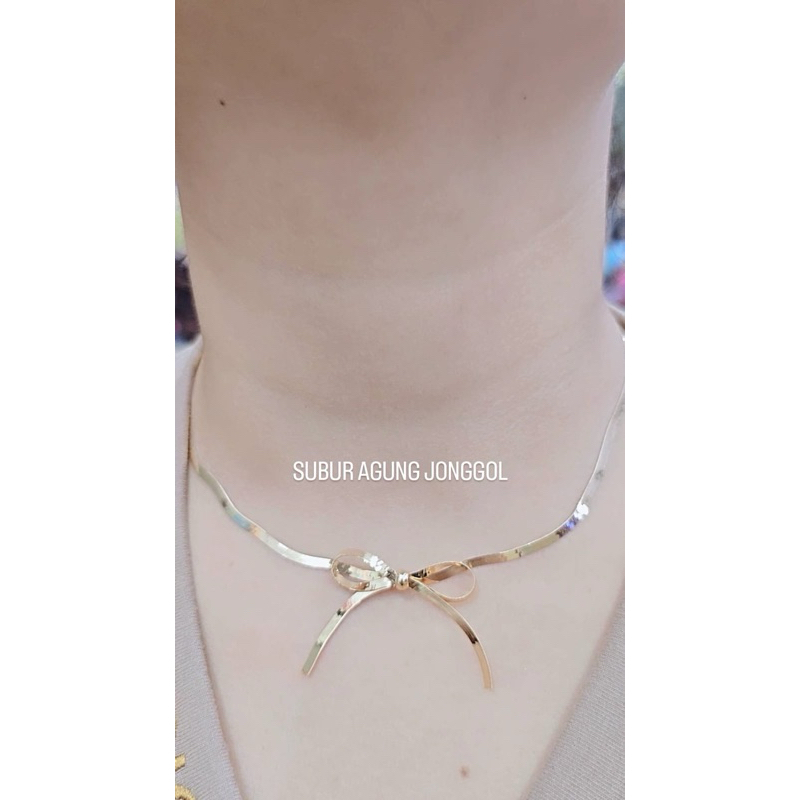 Kalung madona pita polos 8k