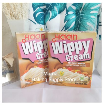 

Haan Whippy Cream Whip Cream Bubuk Whipping Krim 200 gr Tanpa BOX