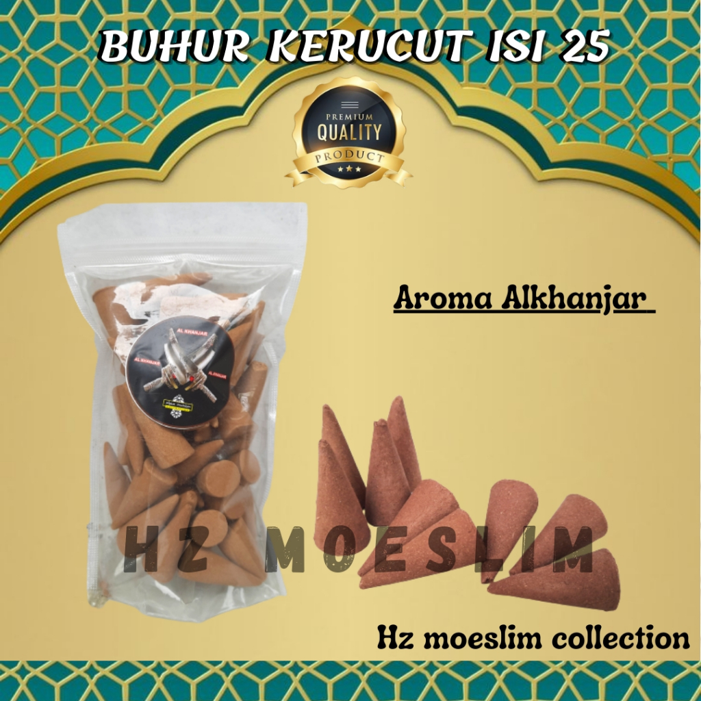 Buhur Dupa Kerucut Gaharu Aroma Magribi Bukhur Dupa Gahru Kerucut Pengharum Ruangan