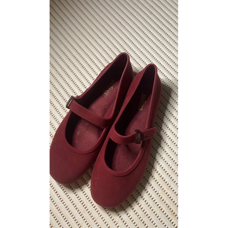 Melissa soft ballerina velvet red