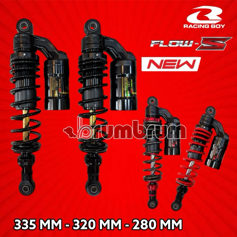 SHOCK RCB FLOW S 335MM , 320 MM , 275 MM JUPITER RXKING SUPRA