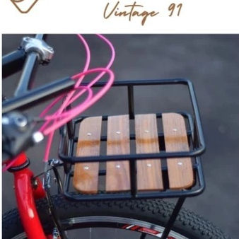 [PROMO] Keranjang Depan Sepeda - Kranjang Kayu - Rak Pannier Depan Sepeda - Clasic