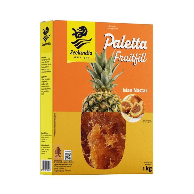 

Zeelandia Paletta Fruitfill Nanas Isian Nastar PREMIUM 1Kg