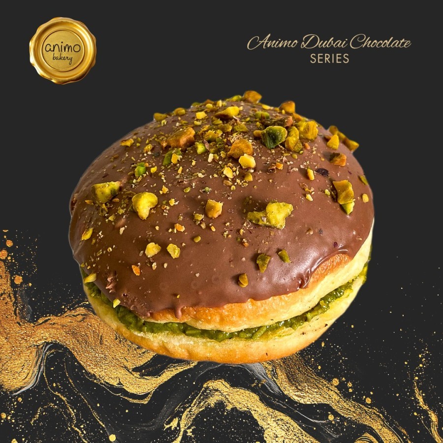 

Animo Dubai Chocolate Pistachio Donut