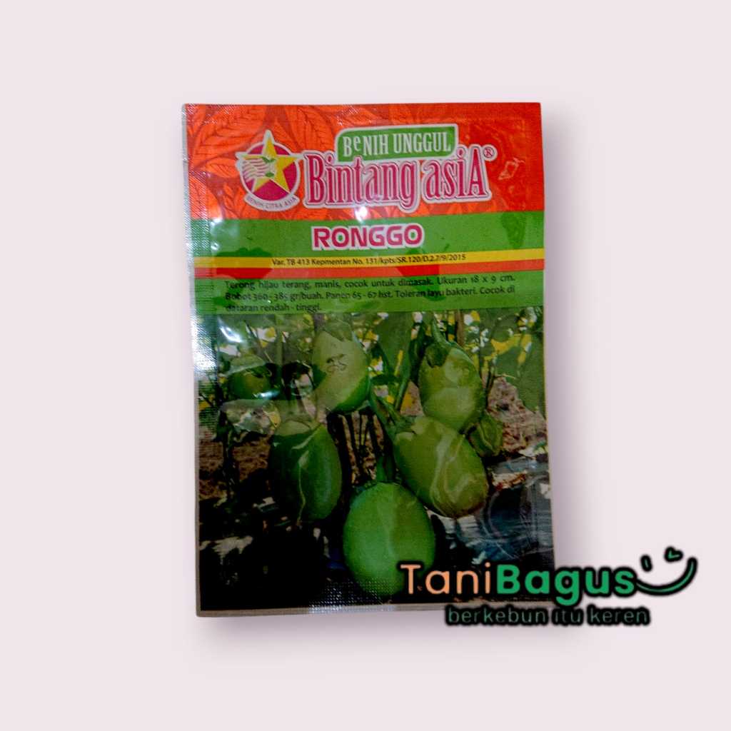 Benih Terong Pondoh Ronggo Bintang Asia 10gr