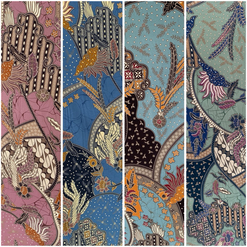 Bahan Kain Batik Dobby Silk/ Bahan kain batik