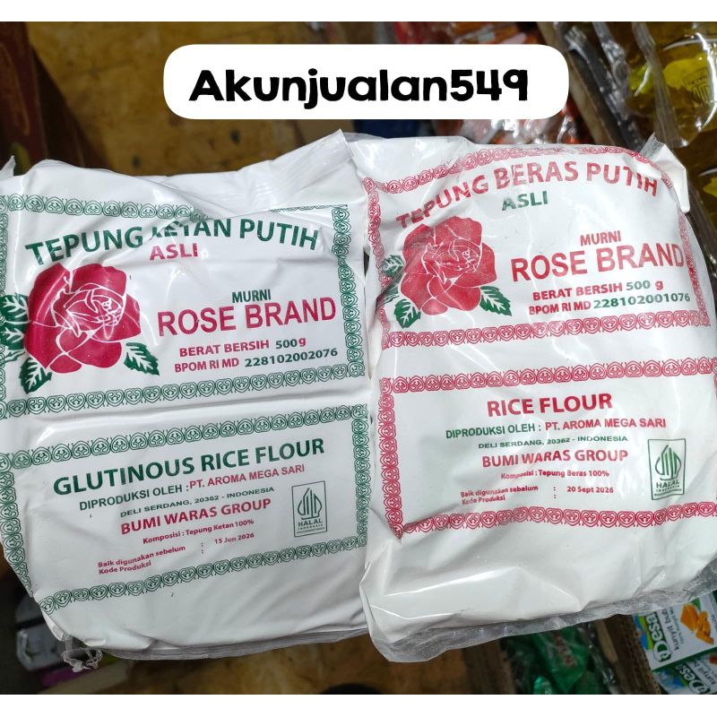 

Rosebrand Tepung Ketan Dan Tepung Beras