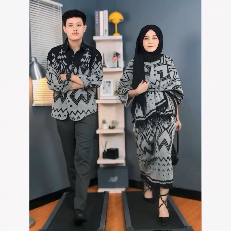 YASMIN ONE SET TENUN - OUTER TENUN ASLI - COUPLE TENUN