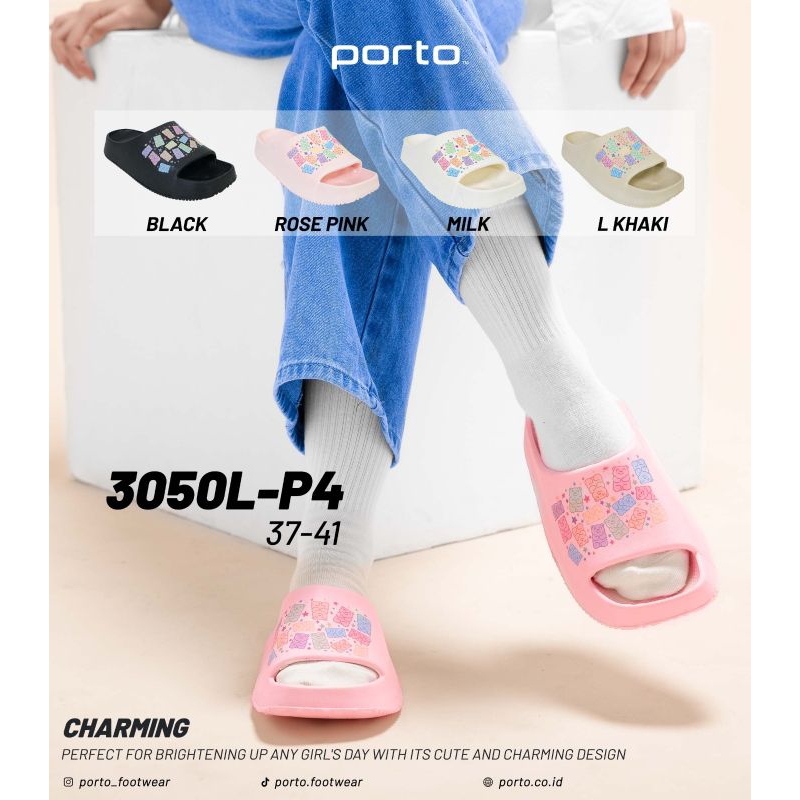 Sandal Slop Anak Perempuan Porto 3050L-P4
