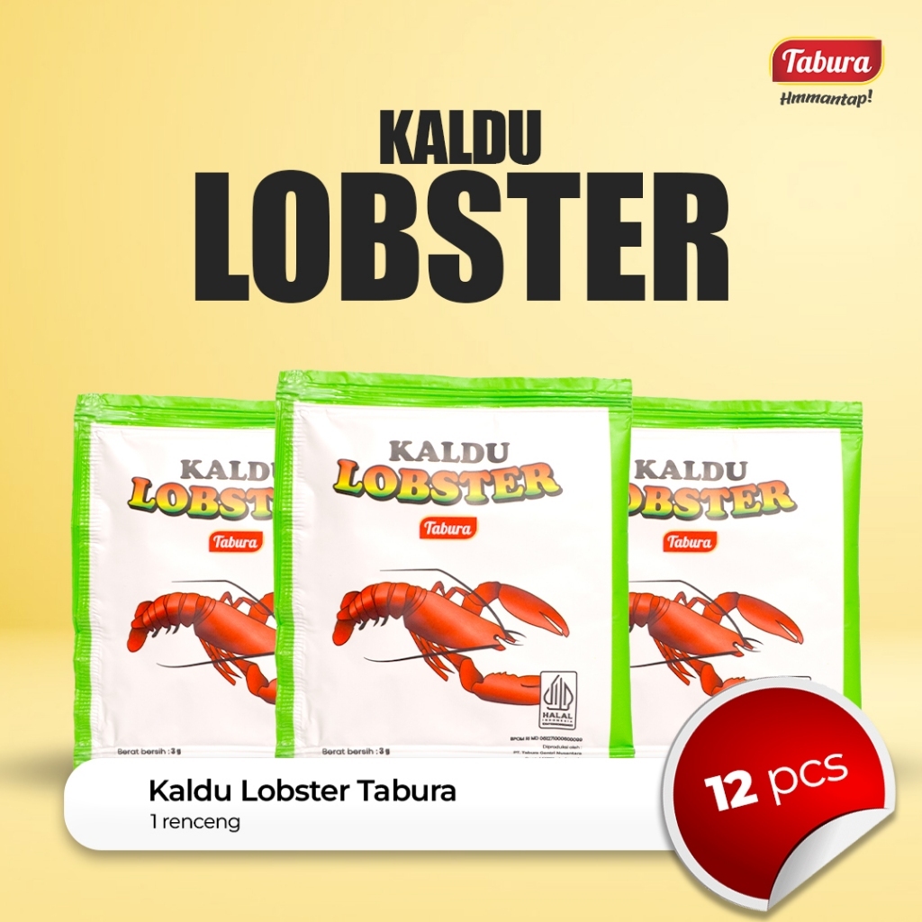 

TABURA - Bumbu Kaldu Lobster - 3 Gram x 12 Pcs