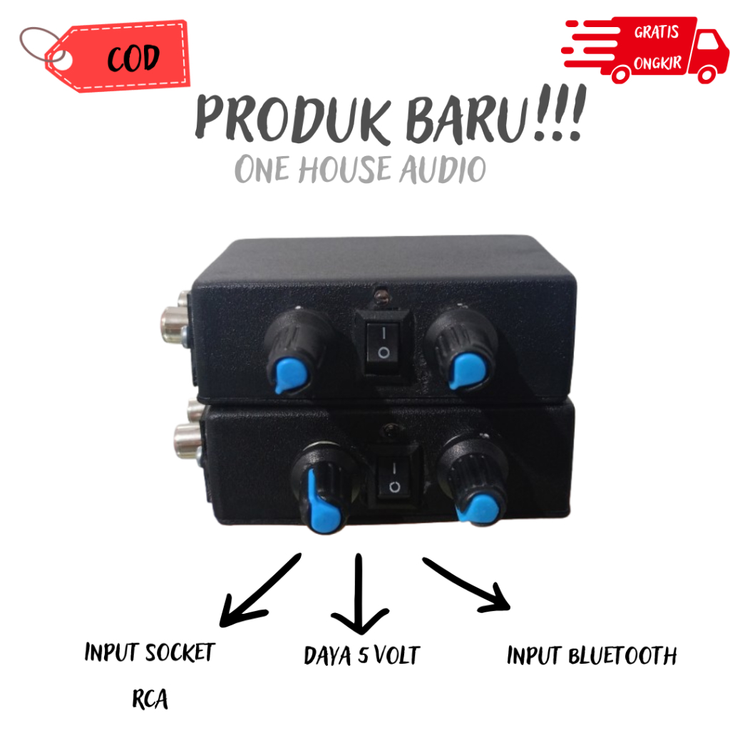 Power Ampli mini balapp 5 volt+Bluetooth/ speker 2in-12in