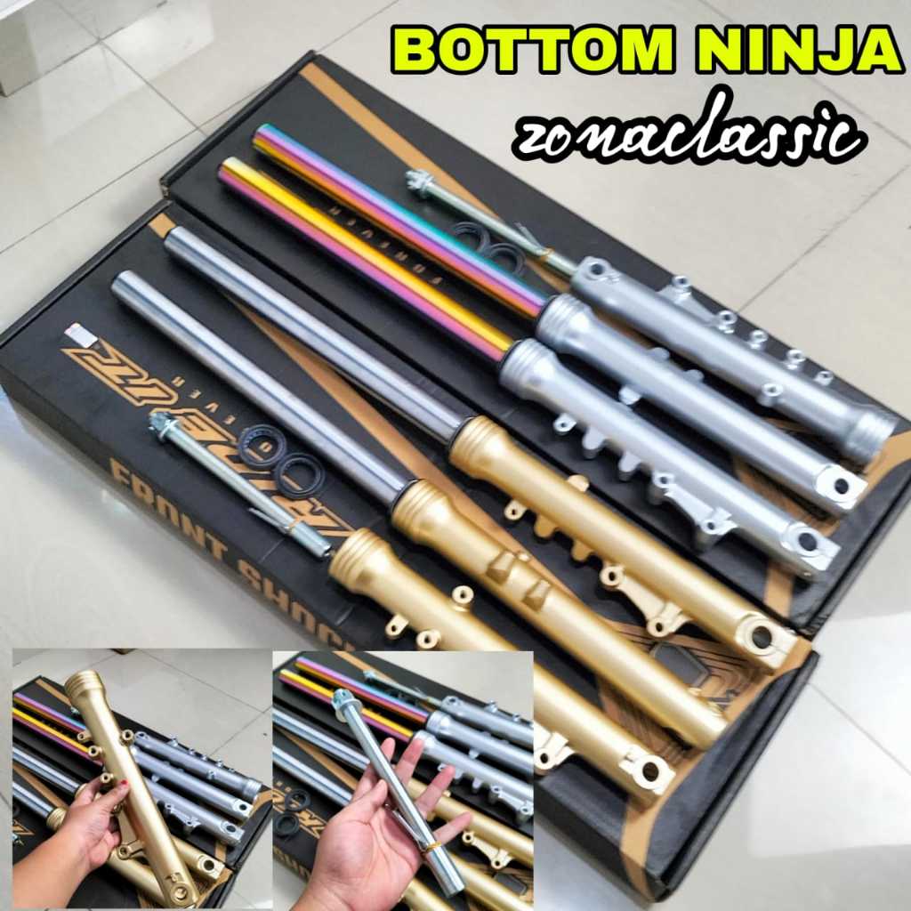 As Shock Set Tabung Ninja Bottom Skok Depan Ninja Double Disc Free Bottom Ninja Ride It