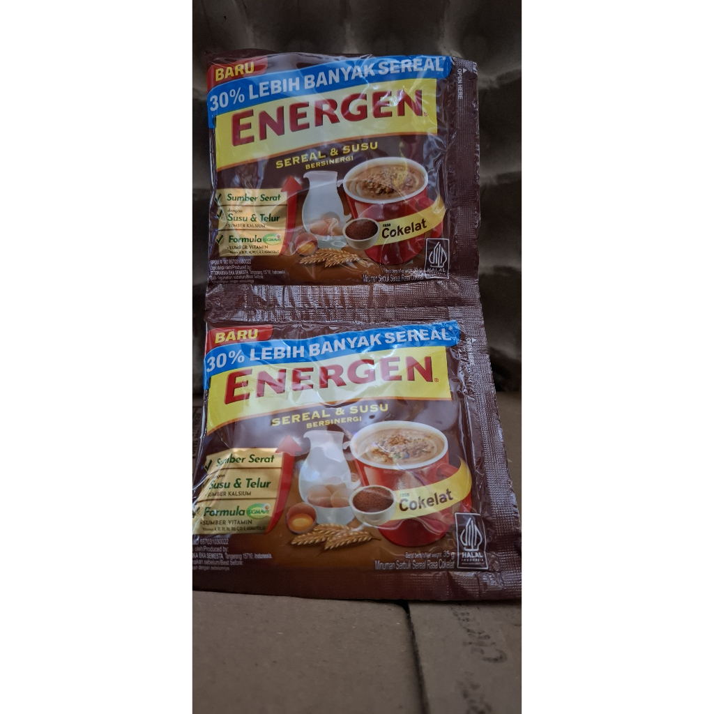 

ENERGEN COKLAT 1 RENCENG ISI 10 SACHET