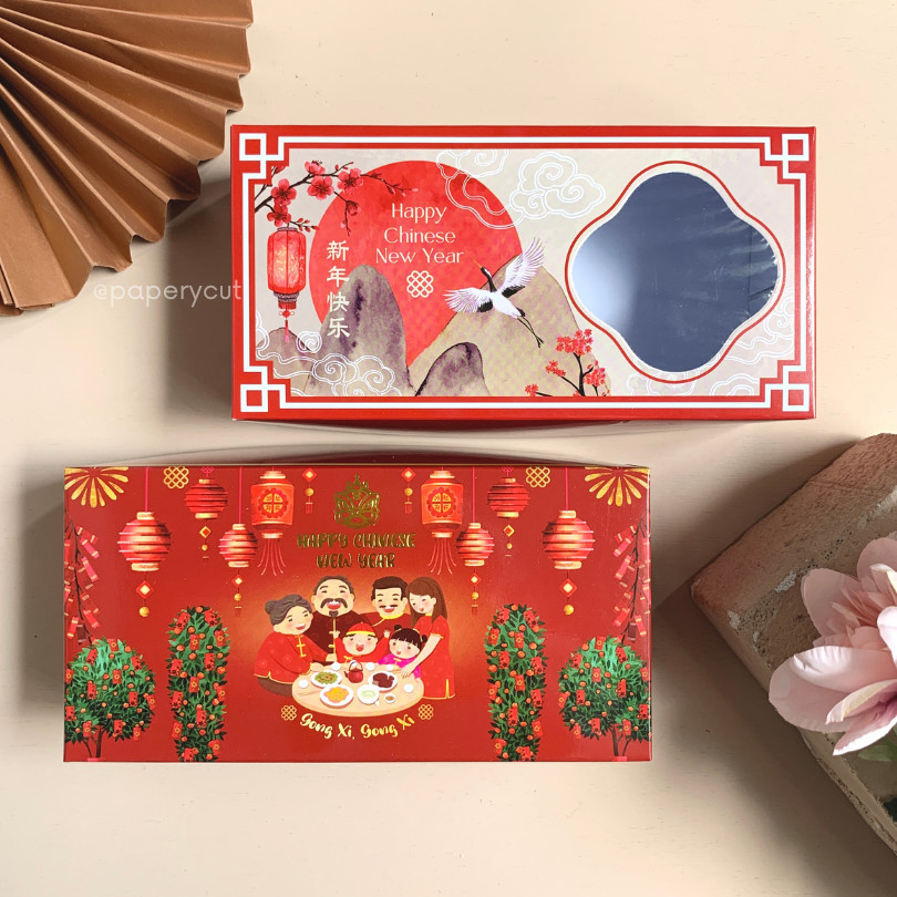 

(10 PCS) Box Kotak Kue Cookies Hampers Natal Chritsmas Imlek