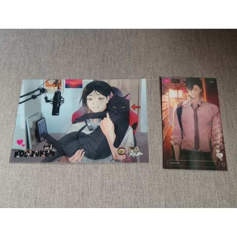 Haikyu Lenticular Card Kuroo , Kenma (ri_mumu) rimumu
