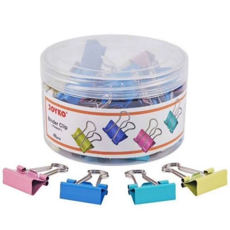 

(PT) JOYCO BINDER CLIP 107 PTL PASTEL COLOUR