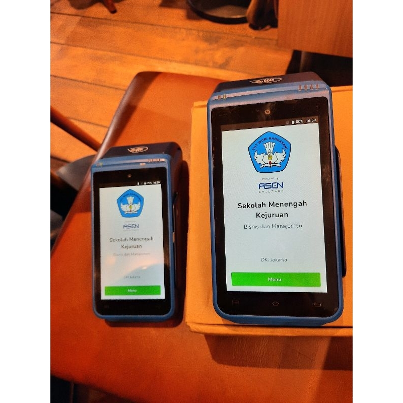 mesin edc offline smk nasional original untuk praktek kasir