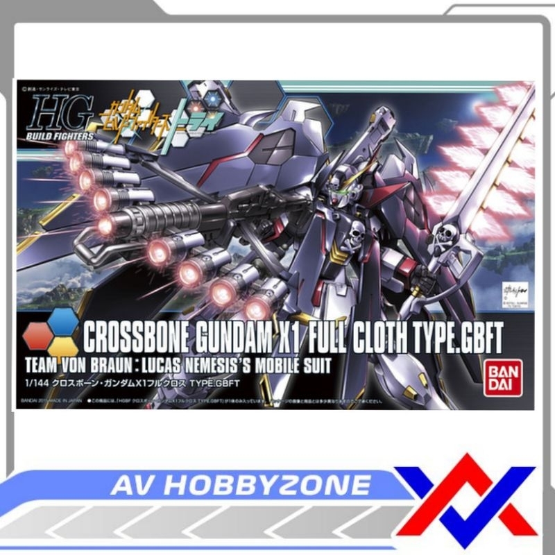 HG Gundam Crossbone X1 Full Cloth Type GBFT (1/144) Bandai