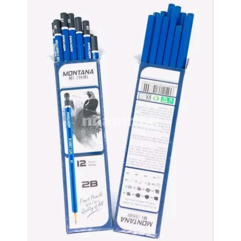 

PROMO 12PCS PENSIL 2B MONTANA MT-2B01