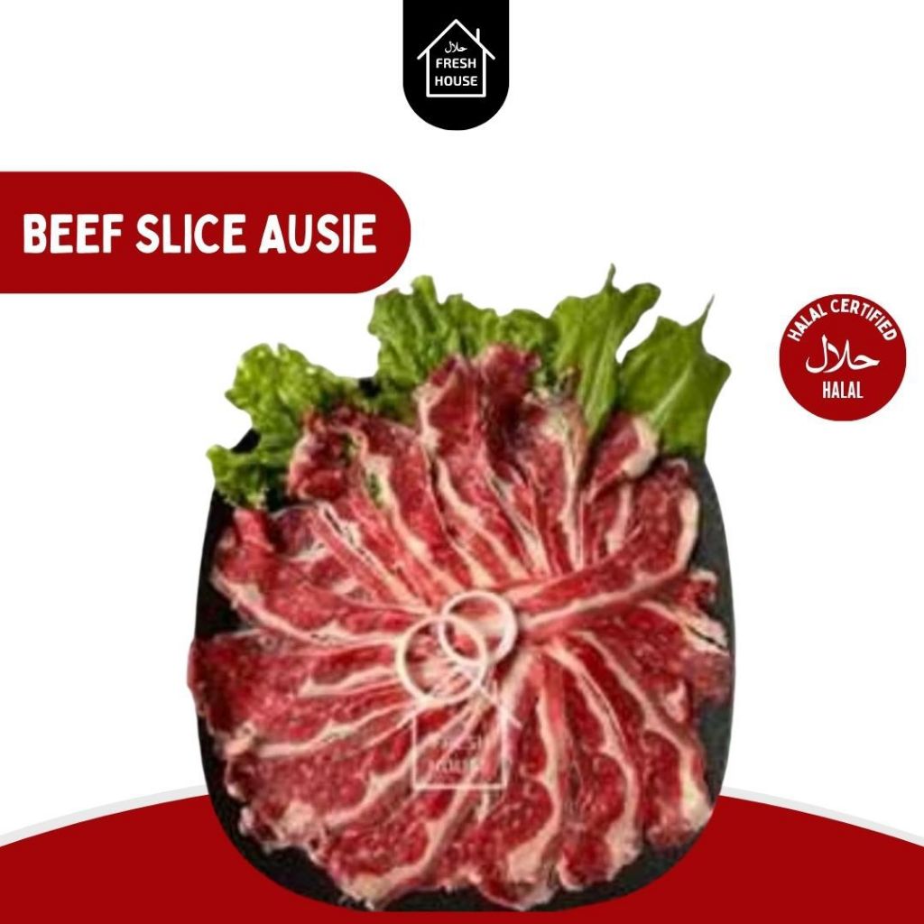 

BEEF SLICE AUSIE TANPA BUMBU DAN MARINASI 250 GR / 500 GR