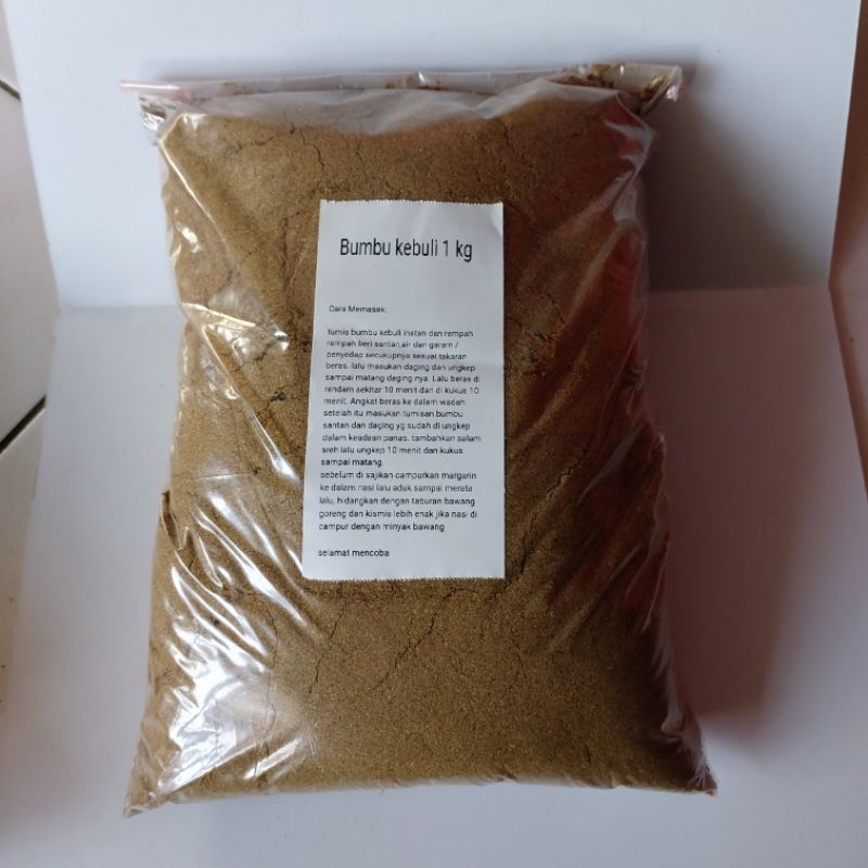 

Bumbu instan nasi kebuli enak 1kg original khas masakan timur tengah