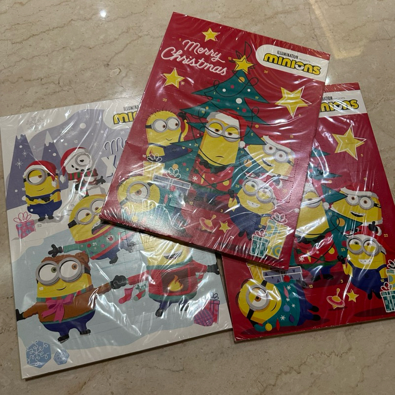 

minions chocolate advent calendar