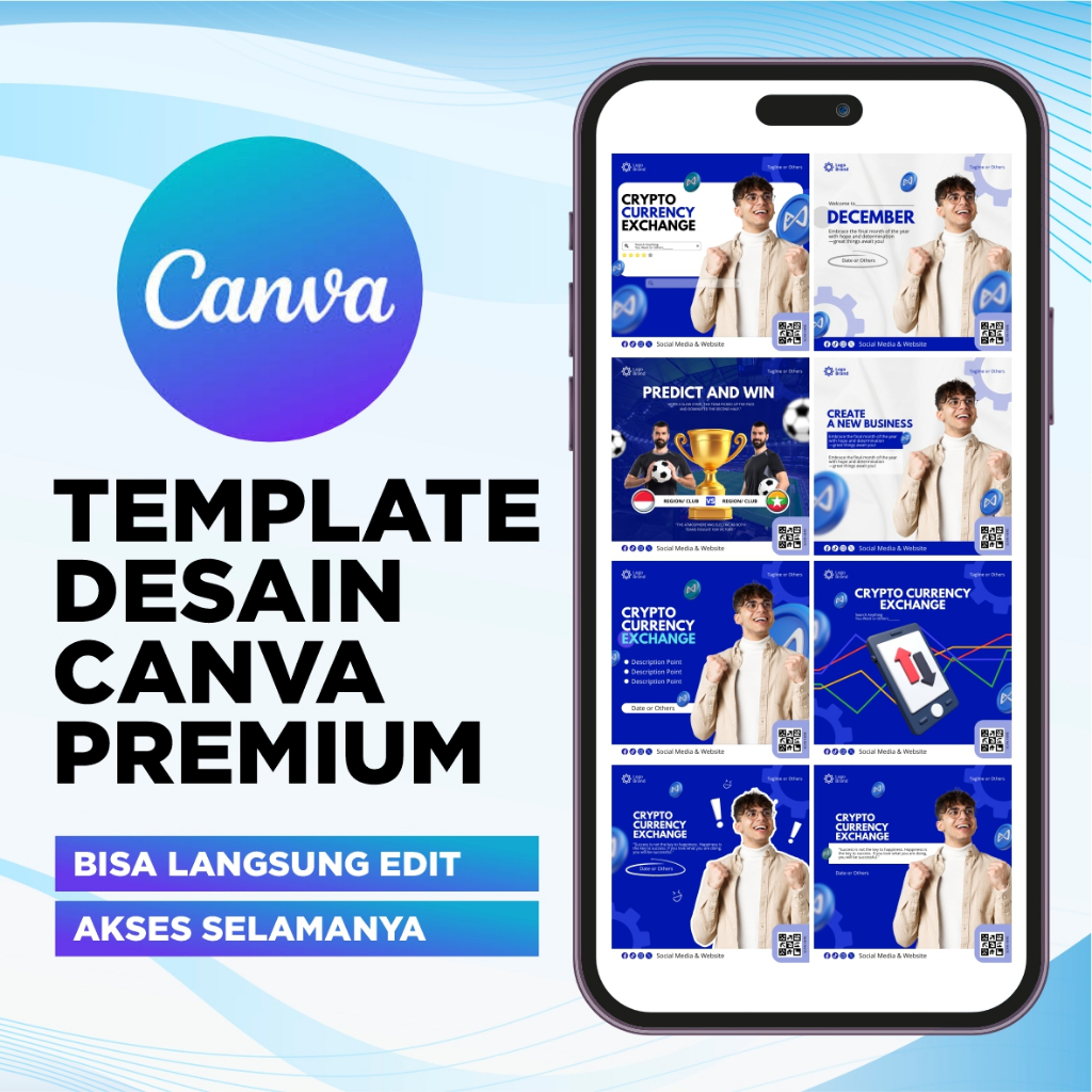 Template Canva Premium - Tema Corporate - Uk. 1080x1080px