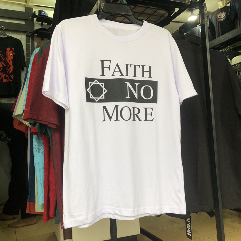Kaos Faith No More Tshirt 100% Cotton