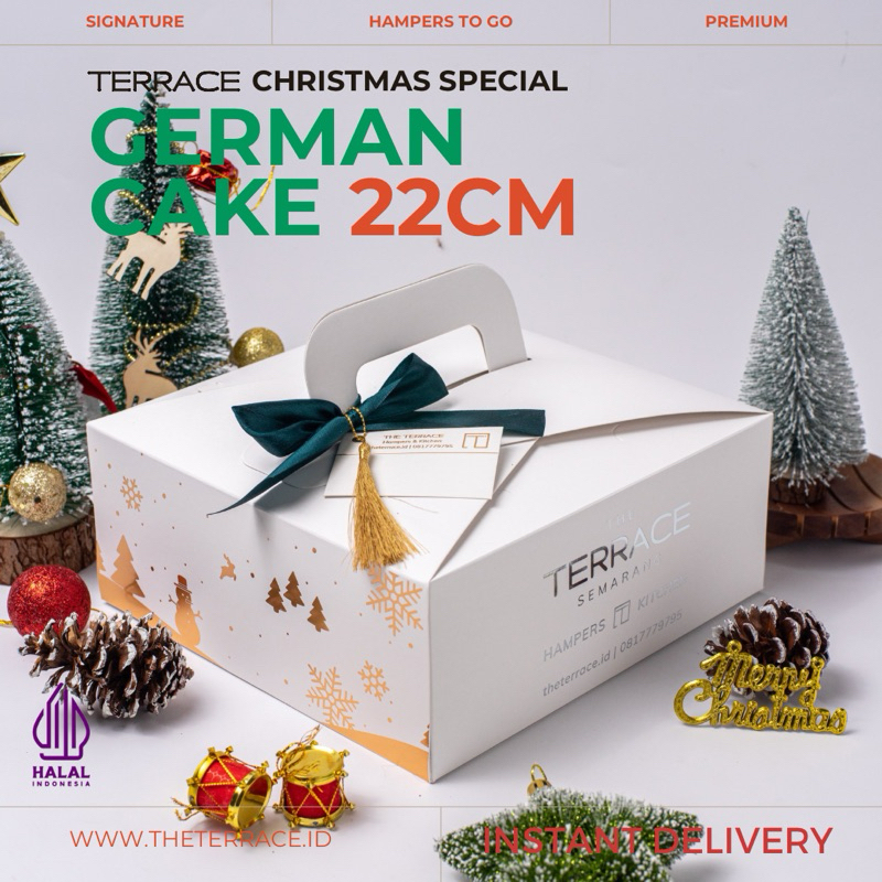 

TERRACE German Cake hampers natal Christmas Semarang